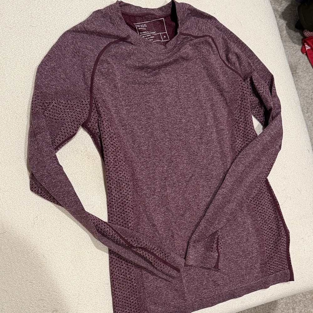 Figs Women's Purple Long Sleeve Top